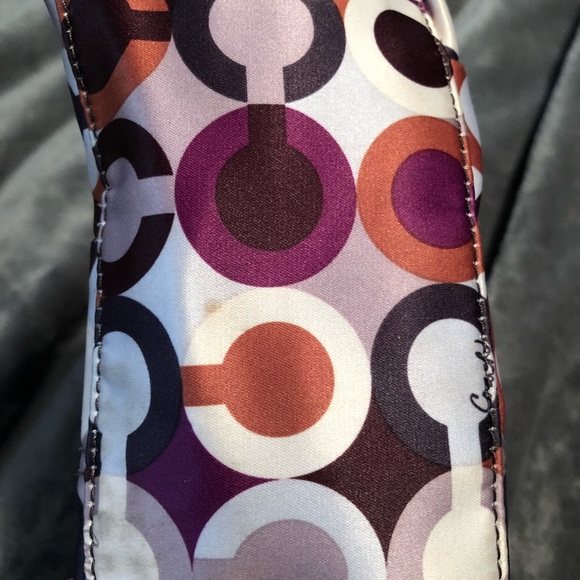 Multi-Color Coach Shoulder Bag - Picture 3 of 6